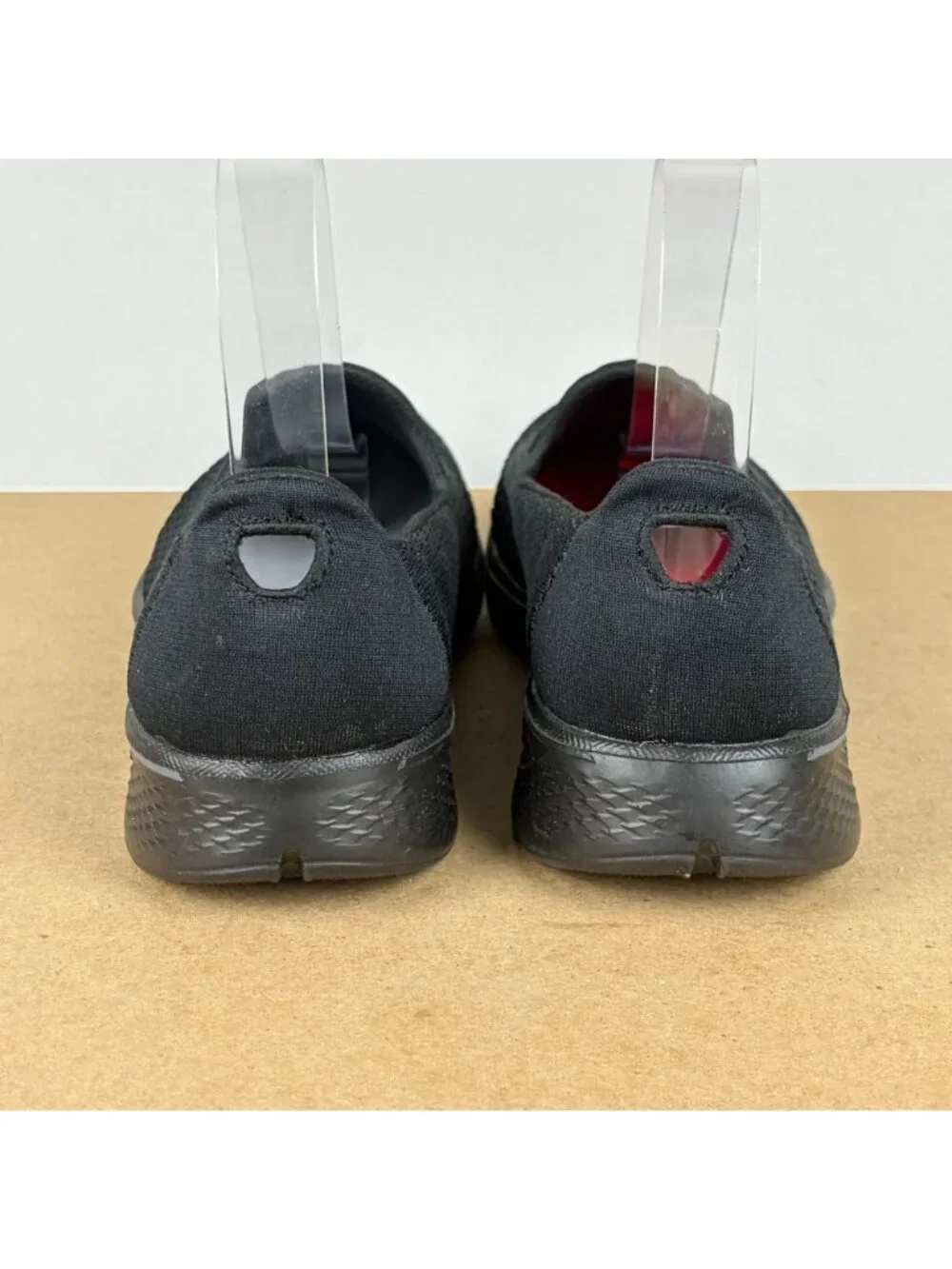 Skechers Go Walk 4 Pursuit Comfort Shoes Womens 8 Black Slip On Goga Max